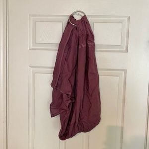 Plum Colored Ring Sling